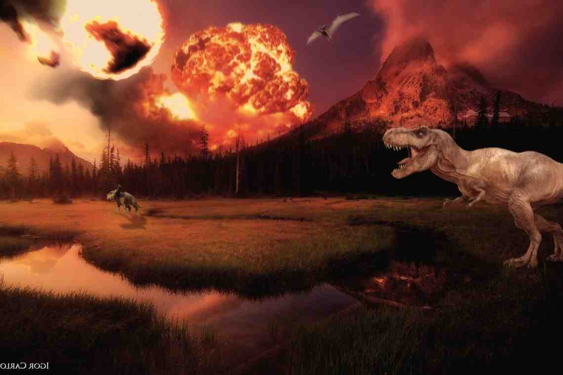 Вулканы способствовали распространению динозавров